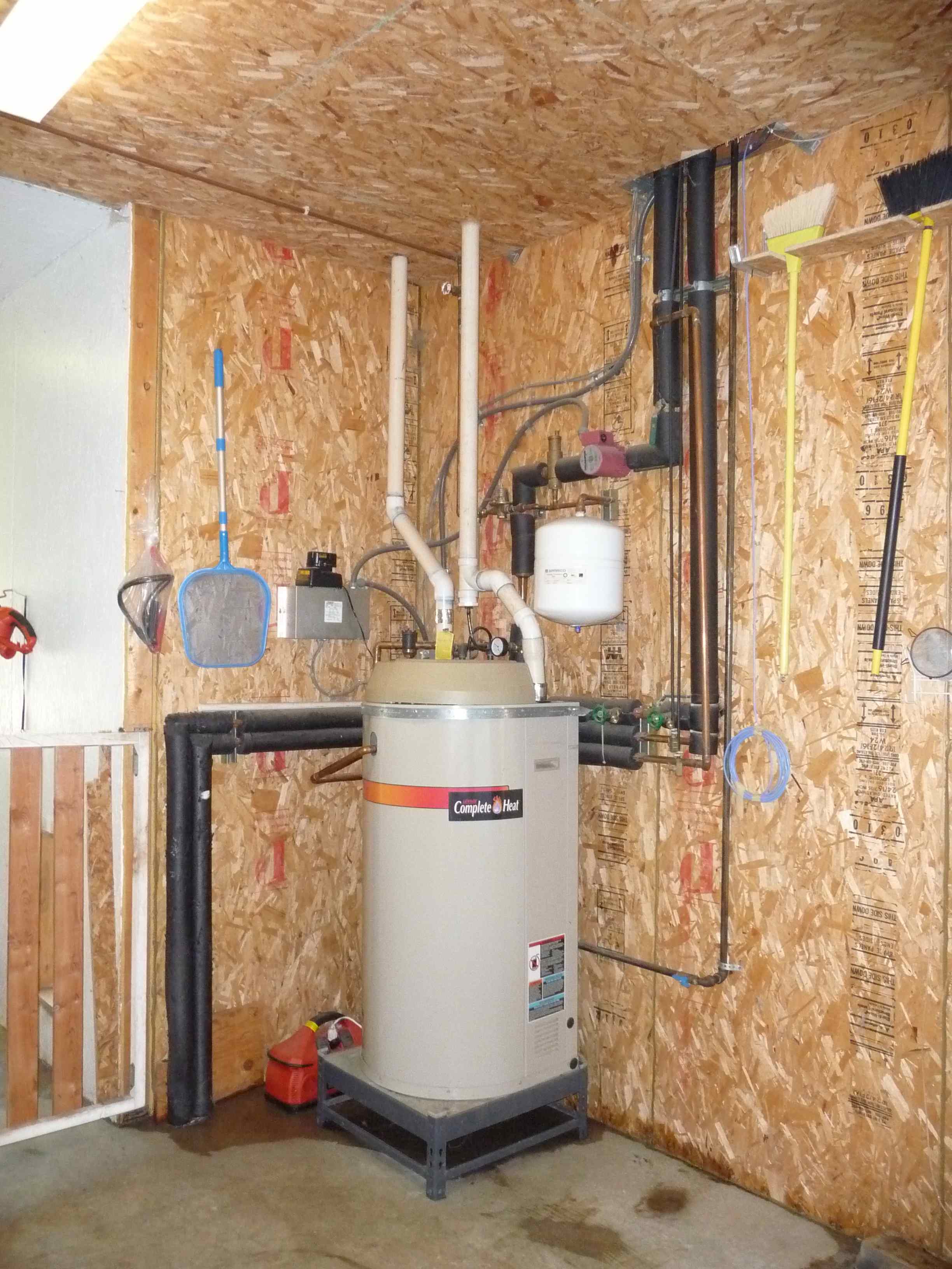 Floor Heat Garage In Floor Heat Boiler
